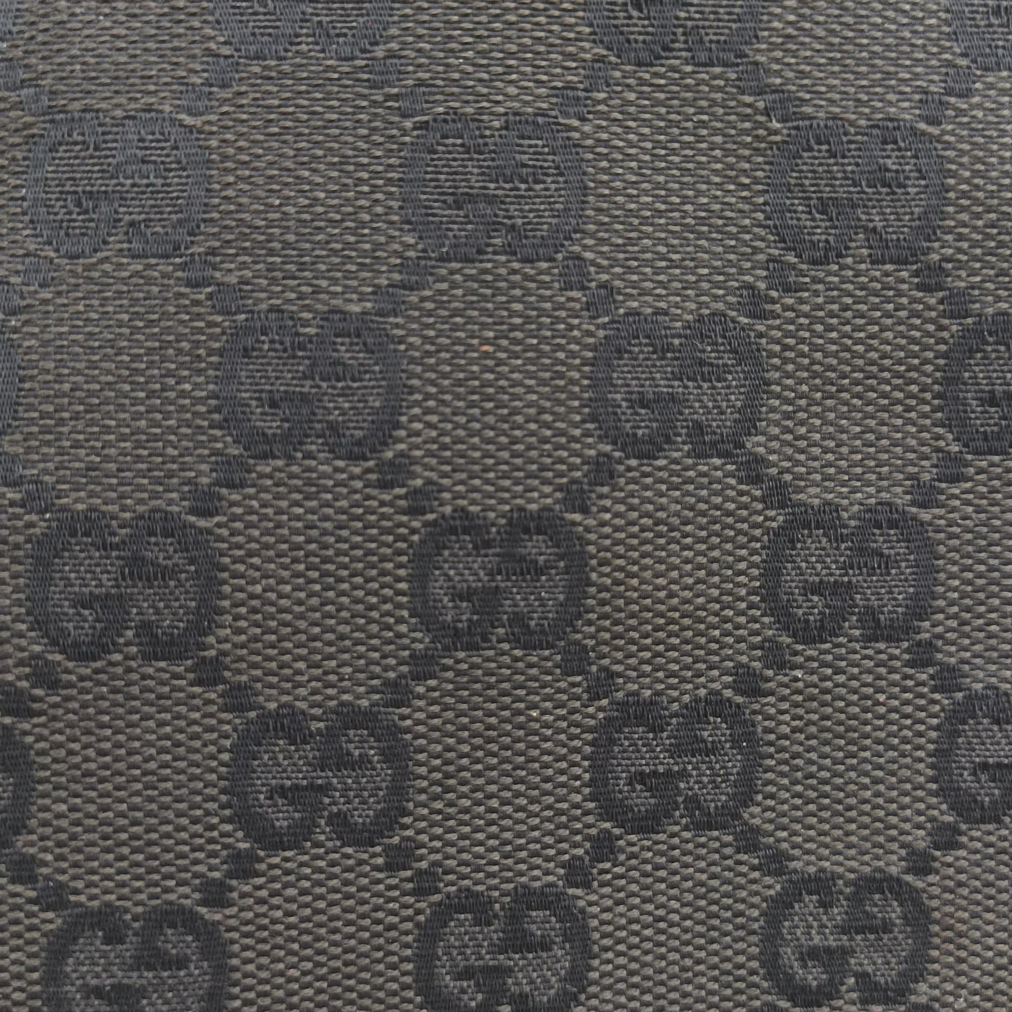 Pre-owned Gucci belt buckle GG pattern Grey Canvas×Leather 107756 handbag | stylenewstar