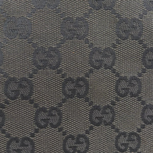 Pre-owned Gucci belt buckle GG pattern Grey Canvas×Leather 107756 handbag | stylenewstar