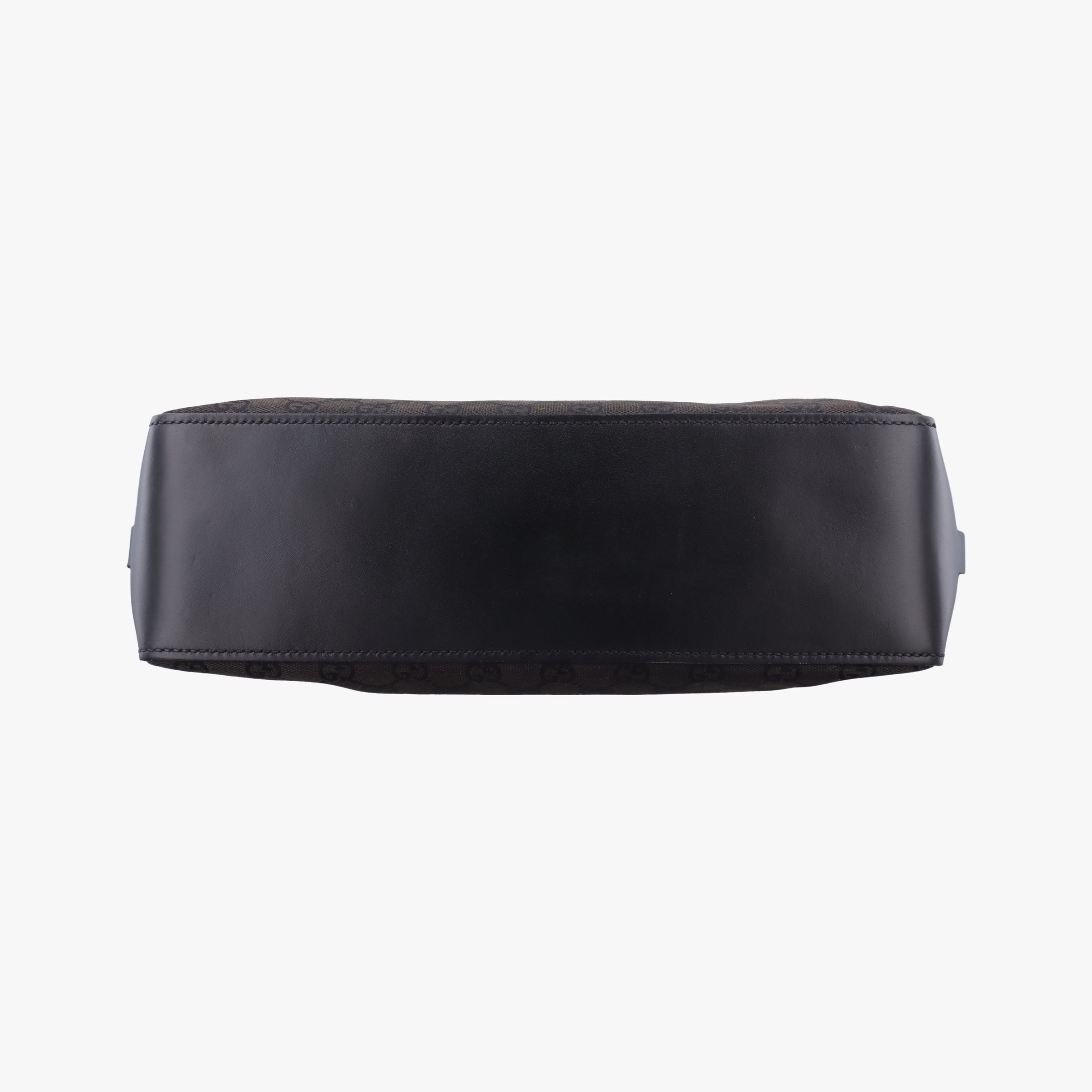 Pre-owned Gucci belt buckle GG pattern Grey Canvas×Leather 107756 handbag | stylenewstar