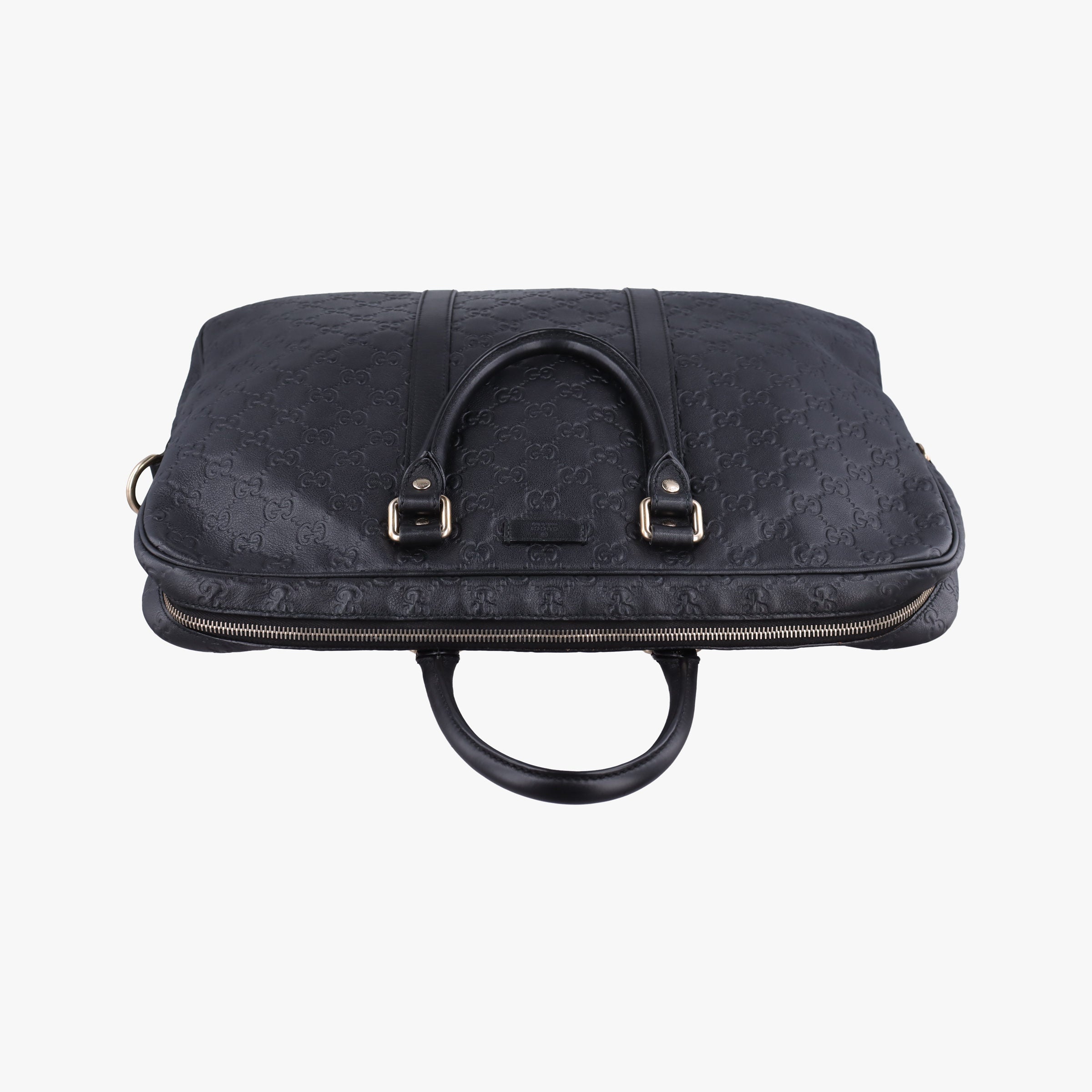 Pre-owned Gucci Diamante Black Leather 208468 handbag | stylenewstar
