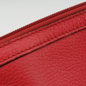 Pre-owned Gucci charm dome Red Leather 341503 shoulderbag | stylenewstar