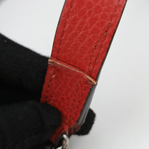 Pre-owned Gucci charm dome Red Leather 341503 shoulderbag | stylenewstar