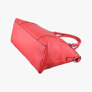 Pre-owned Gucci charm dome Red Leather 341503 shoulderbag | stylenewstar
