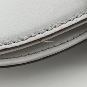 Pre-owned Fendi Borsa Frame Doctor White Leather 8BN191 handbag | stylenewstar