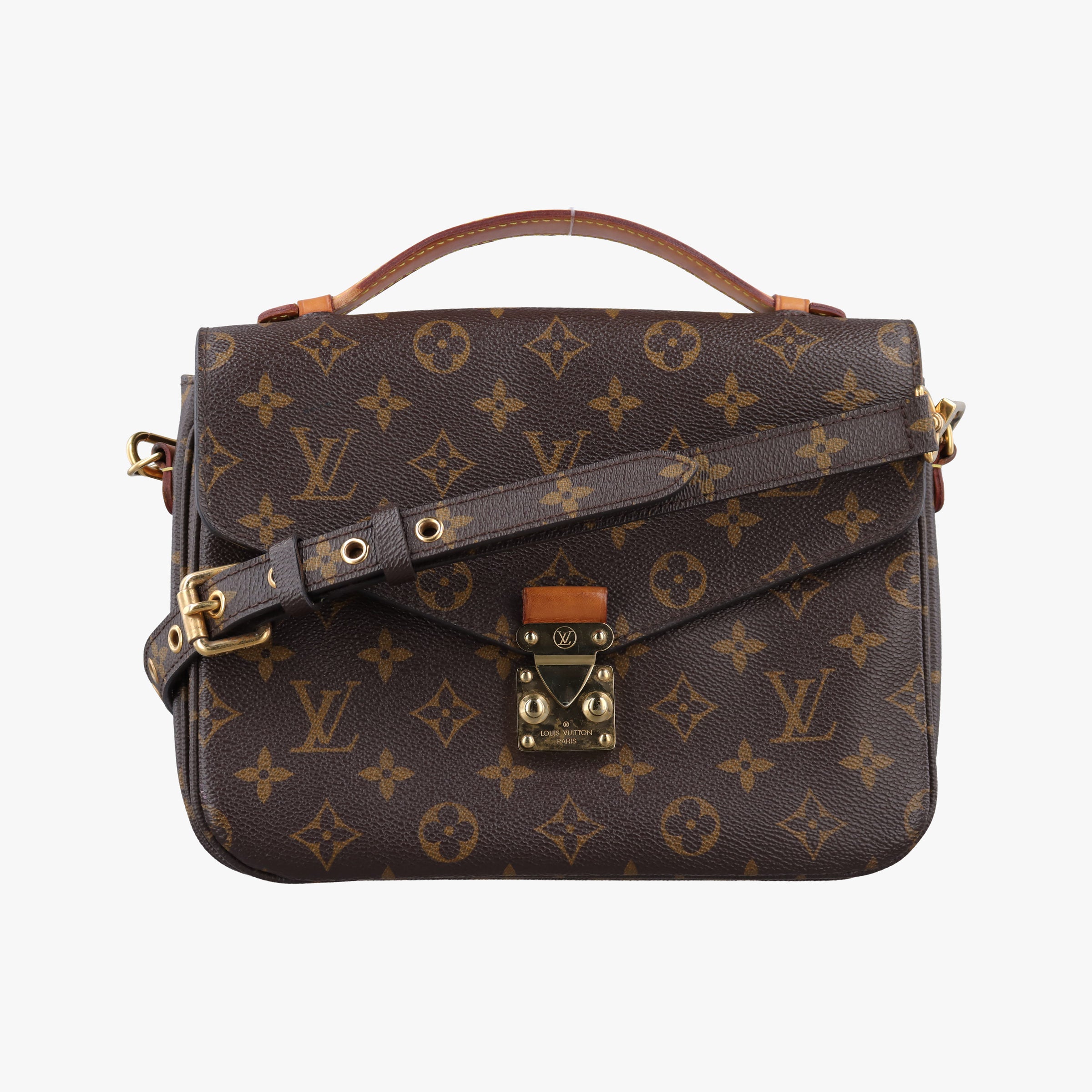 Pre-owned Louis Vuitton Pochette Metis MM Brown Monogram Canvas M44875 shoulderbag | stylenewstar
