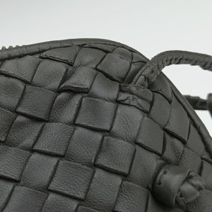Secondhand Bottega Veneta NODINI Intrecciato Grey lambskin  shoulderbag | stylenewstar