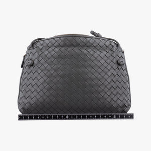 Secondhand Bottega Veneta NODINI Intrecciato Grey lambskin  shoulderbag | stylenewstar