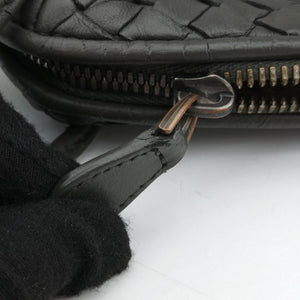 Secondhand Bottega Veneta NODINI Intrecciato Grey lambskin  shoulderbag | stylenewstar