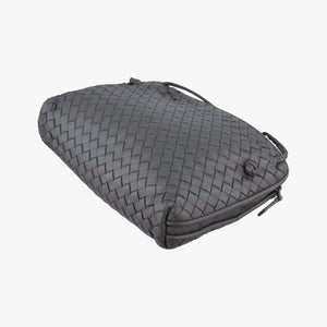 Secondhand Bottega Veneta NODINI Intrecciato Grey lambskin  shoulderbag | stylenewstar