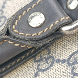 Secondhand Gucci GG plus GG Supreme Briefcase Beige×Black PVC coated canvas 201480 handbag | stylenewstar