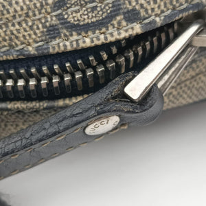 Secondhand Gucci GG plus GG Supreme Briefcase Beige×Black PVC coated canvas 201480 handbag | stylenewstar