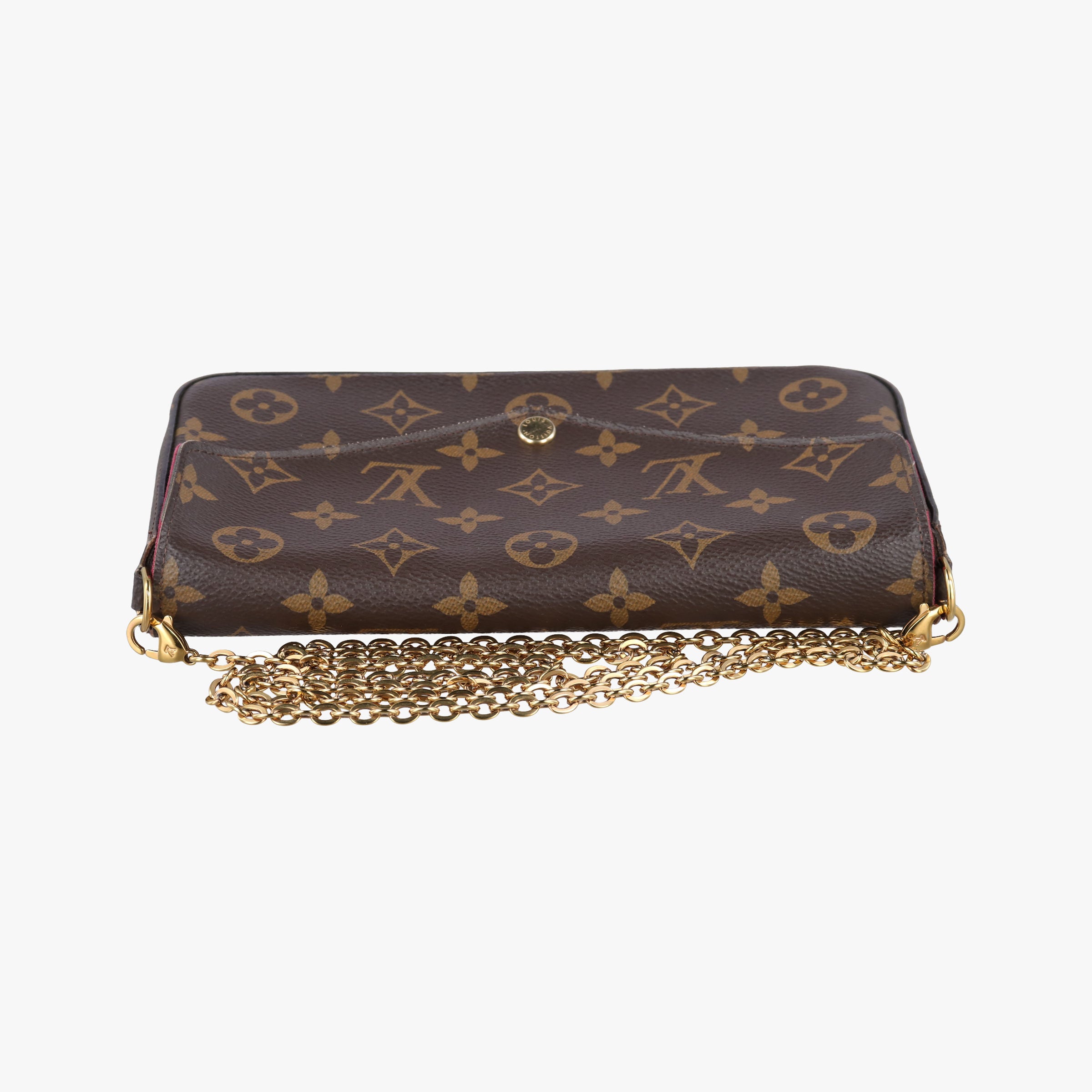 Vintage Louis Vuitton Pochette FeLICIE Brown Monogram Canvas M61276 shoulderbag | stylenewstar