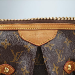 Pre-owned Louis Vuitton PALERMO GM brown Monogram Canvas M40146 shoulderbag | stylenewstar