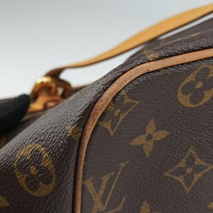 Pre-owned Louis Vuitton PALERMO GM brown Monogram Canvas M40146 shoulderbag | stylenewstar