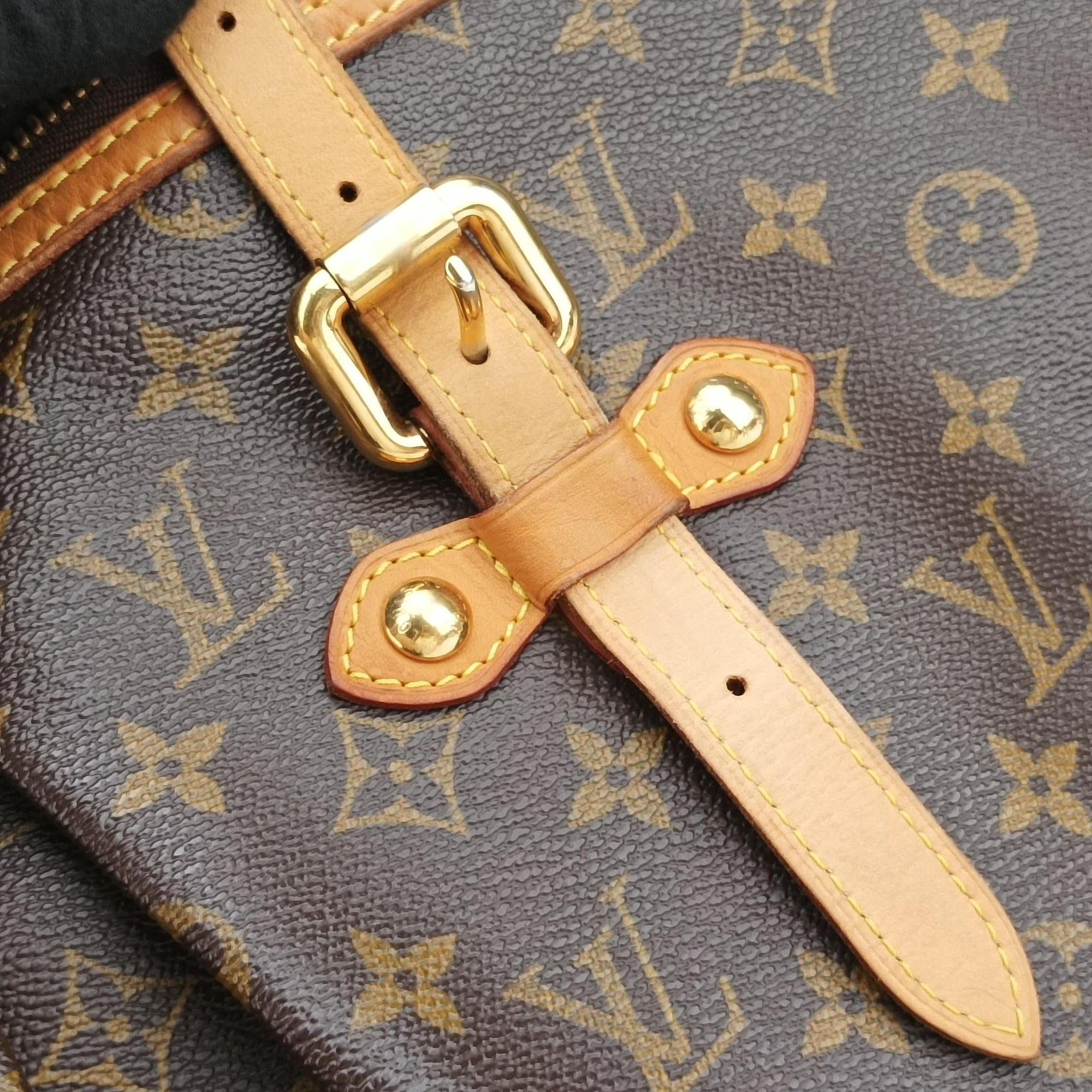 Pre-owned Louis Vuitton PALERMO GM brown Monogram Canvas M40146 shoulderbag | stylenewstar