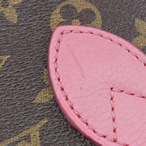 Pre-owned Louis Vuitton NEVERFULL MM Brown × Rose Velours Monogram Ikat Flower M40939 shoulderbag | stylenewstar