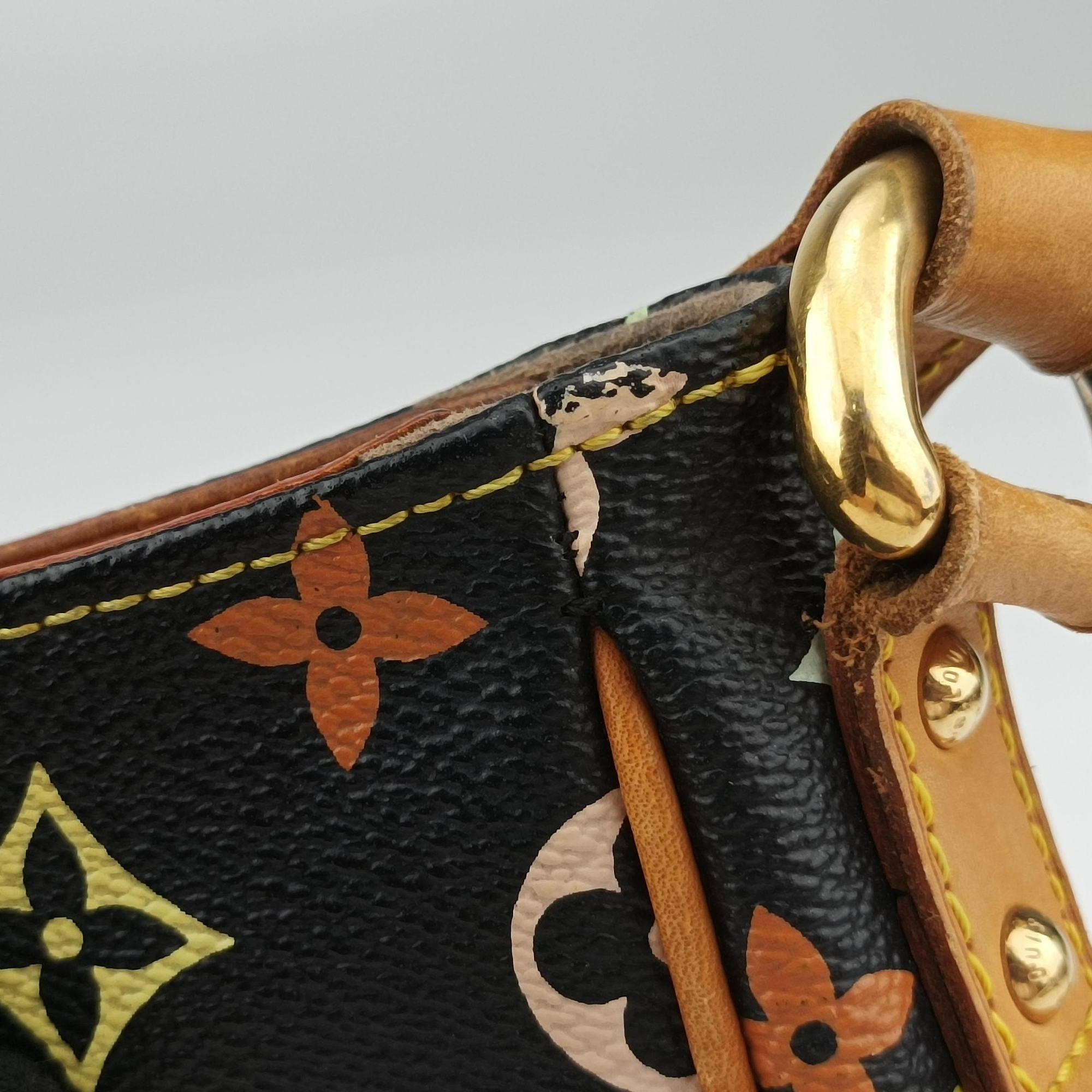 Pre-owned Louis Vuitton Lodge PM Noir Monogram Multicolor M40054 shoulderbag | stylenewstar