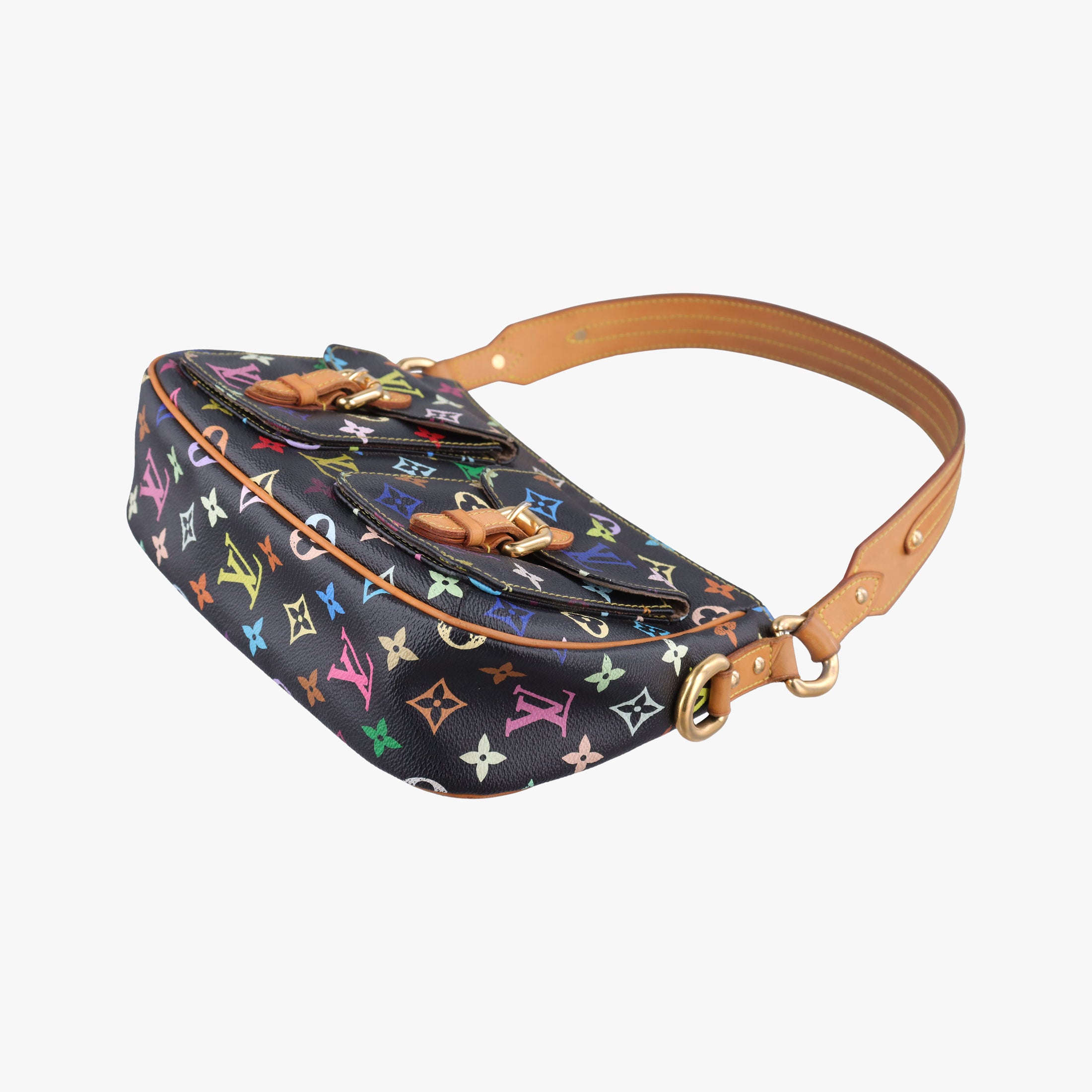 Pre-owned Louis Vuitton Lodge PM Noir Monogram Multicolor M40054 shoulderbag | stylenewstar