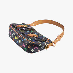 Pre-owned Louis Vuitton Lodge PM Noir Monogram Multicolor M40054 shoulderbag | stylenewstar
