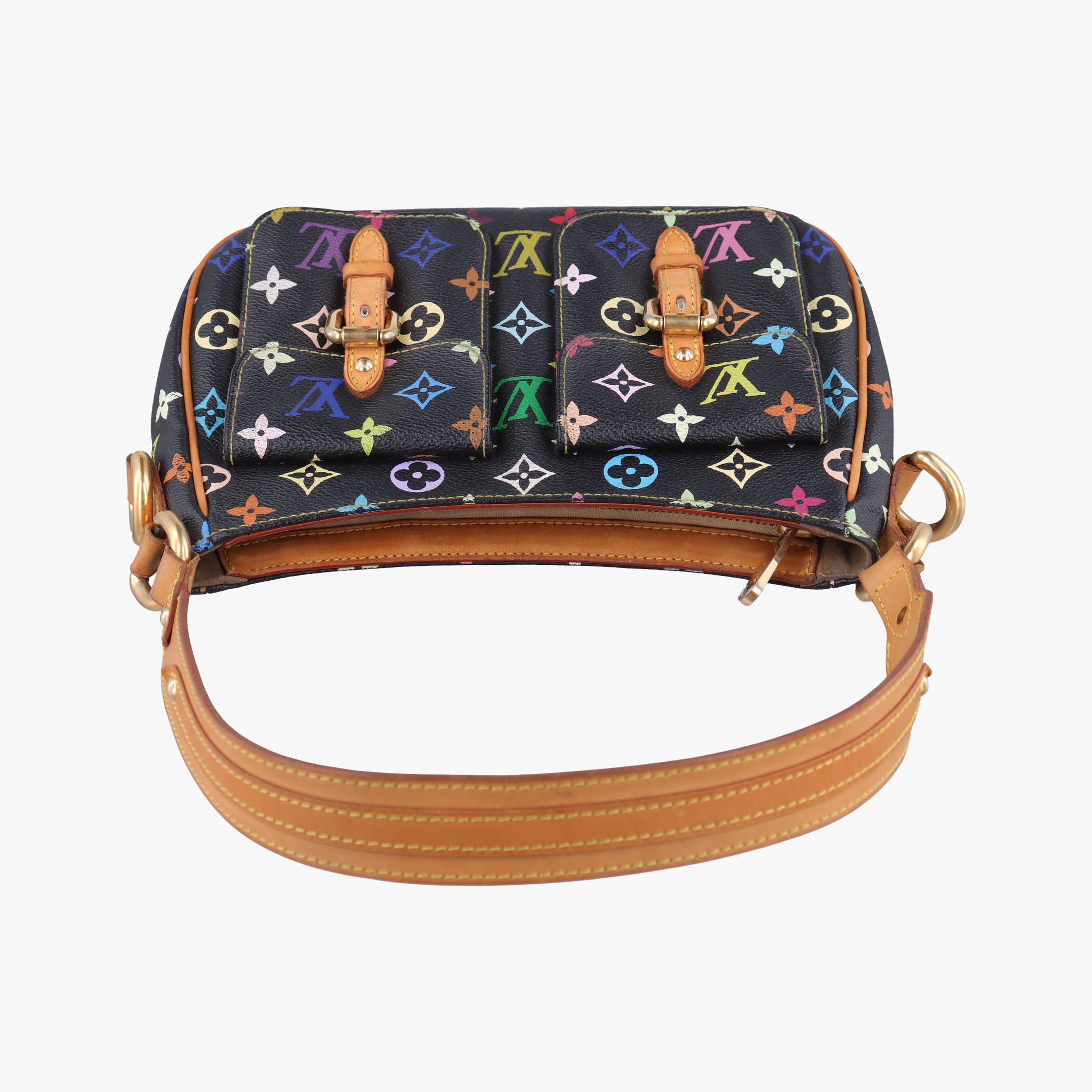 Pre-owned Louis Vuitton Lodge PM Noir Monogram Multicolor M40054 shoulderbag | stylenewstar