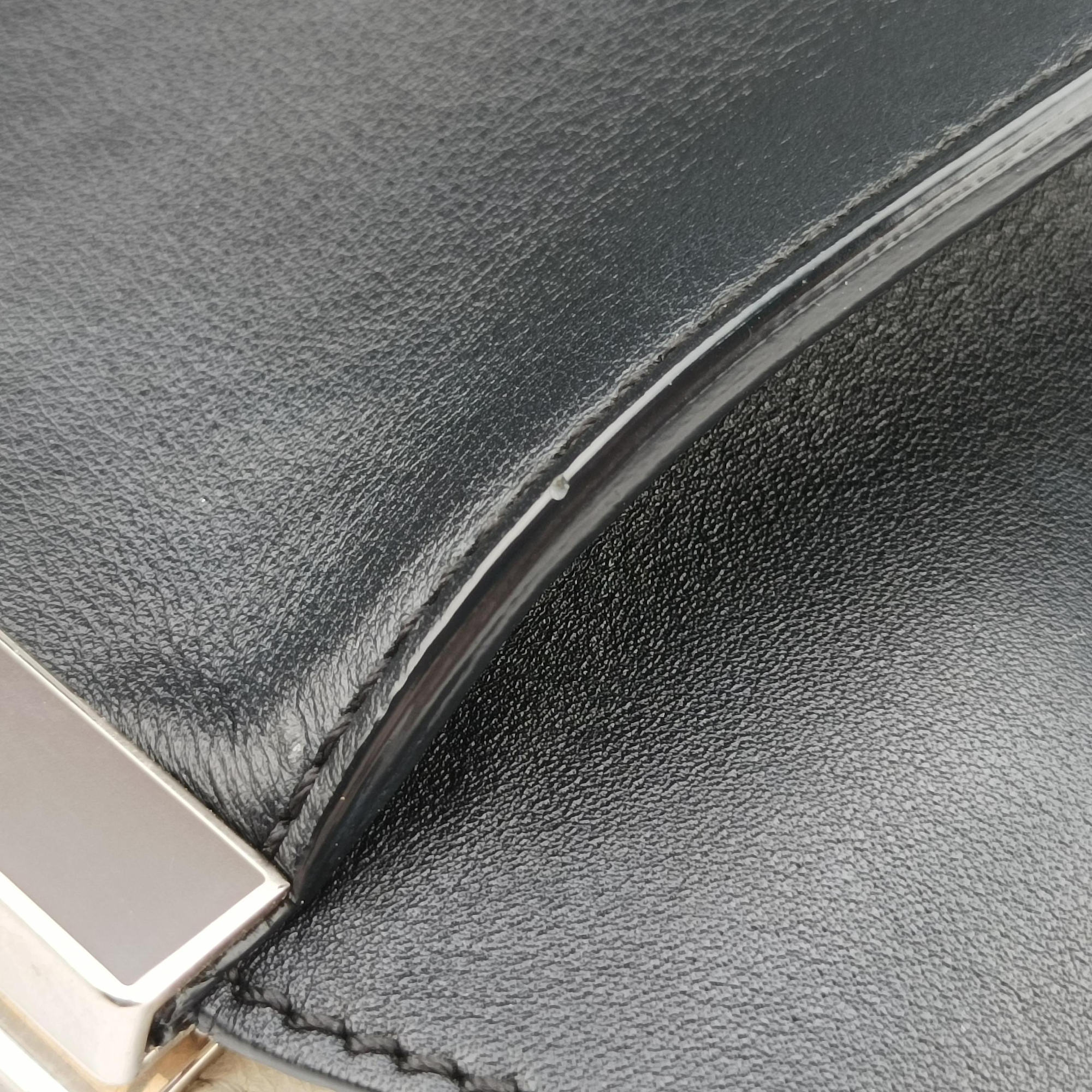 Pre-owned Fendi Troyage Trois Jours Black Leather 8BH279 shoulderbag | stylenewstar