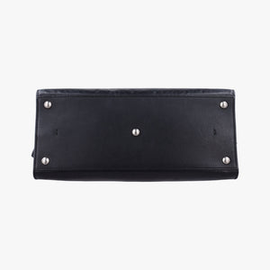 Pre-owned Fendi Troyage Trois Jours Black Leather 8BH279 shoulderbag | stylenewstar