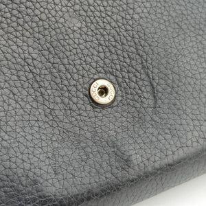 Pre-owned Gucci GG Marmont Black Leather 401232 shoulderbag | stylenewstar
