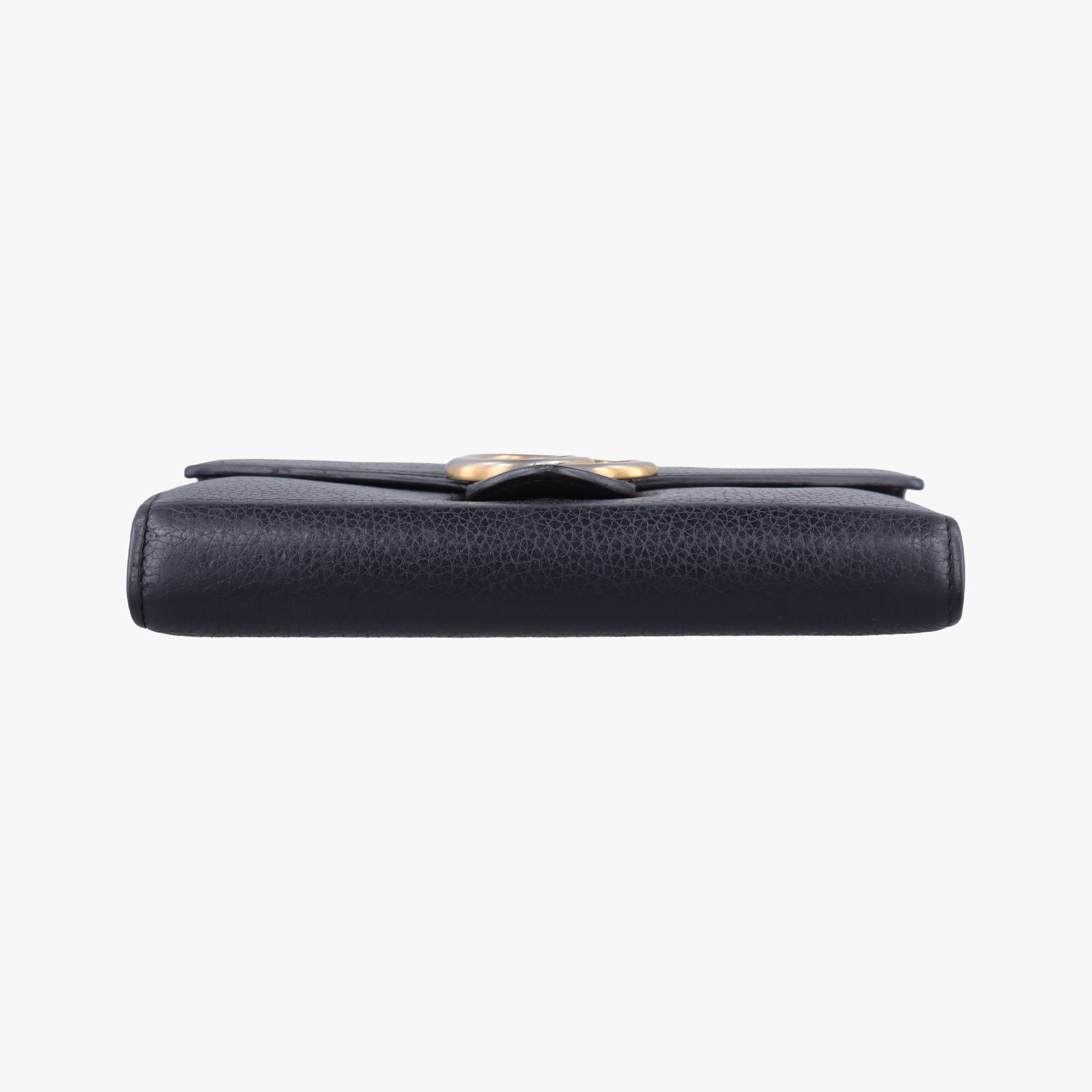 Pre-owned Gucci GG Marmont Black Leather 401232 shoulderbag | stylenewstar