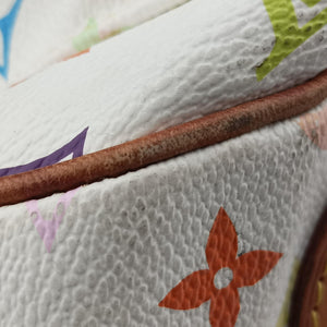 Pre-owned Louis Vuitton RITA white Monogram Multicolor M40125 shoulderbag | stylenewstar
