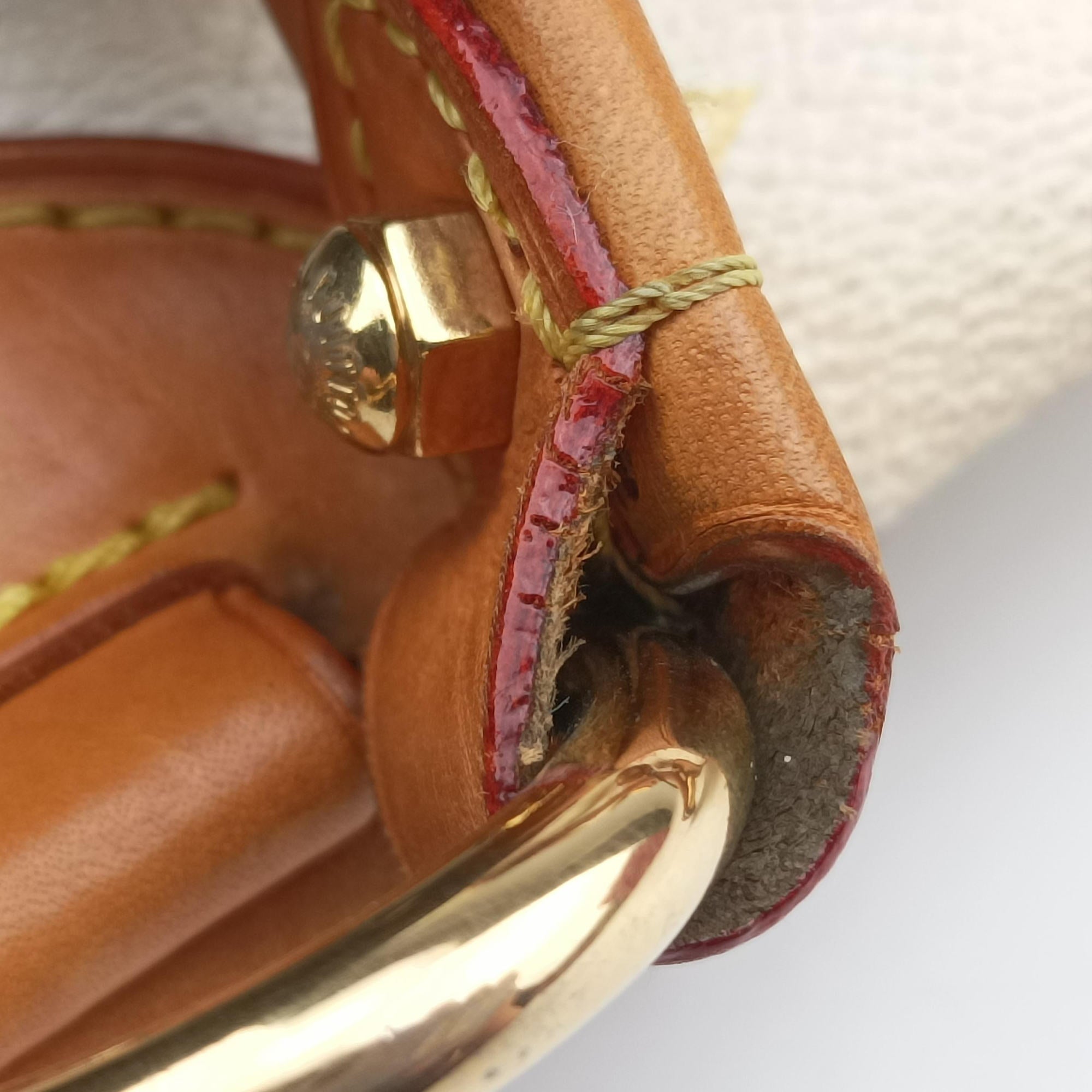 Pre-owned Louis Vuitton CLAUDIA white Monogram Multicolor M40193 shoulderbag | stylenewstar