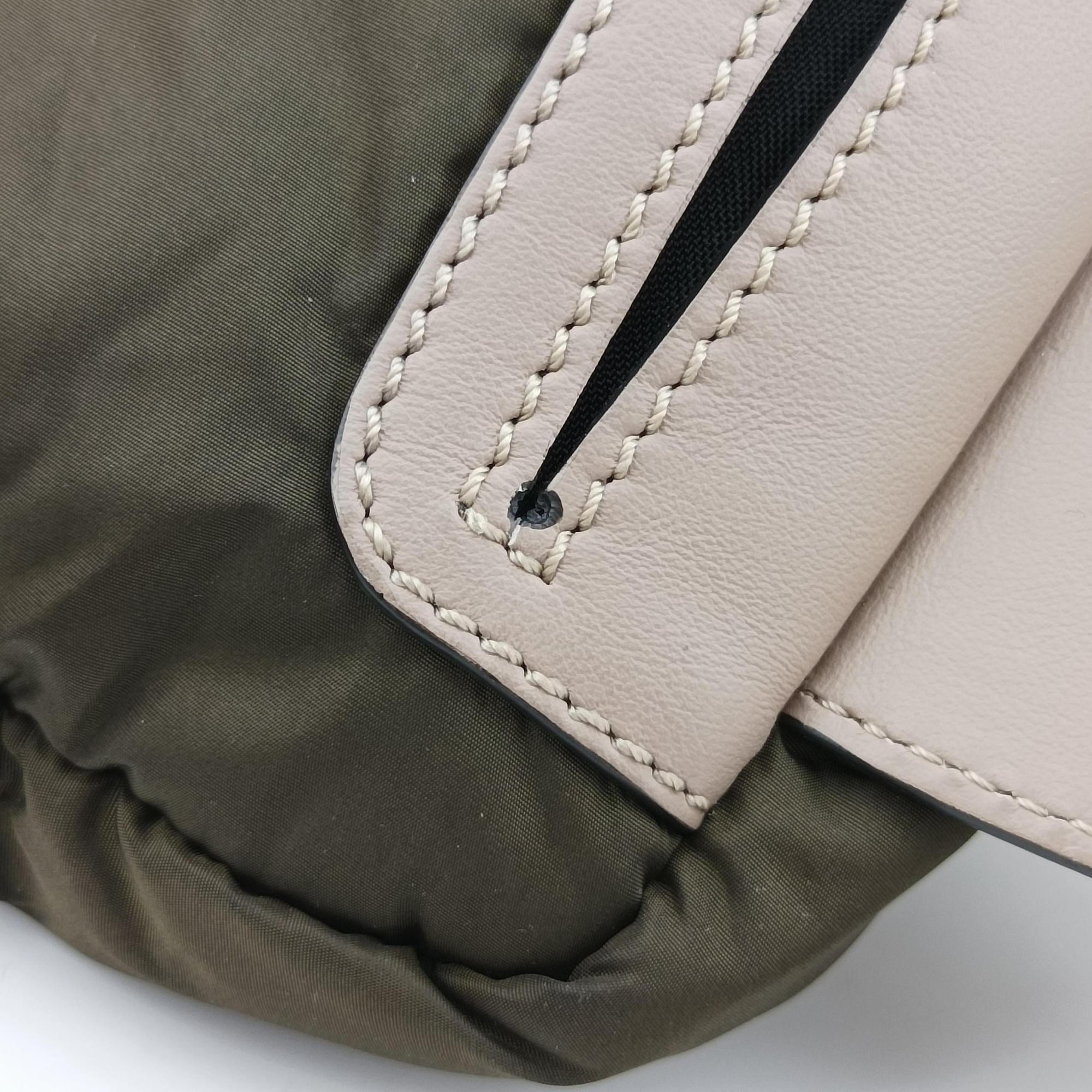 Vintage Fendi Baguette Green nylon 7VA472 bum bag/waist bag | stylenewstar