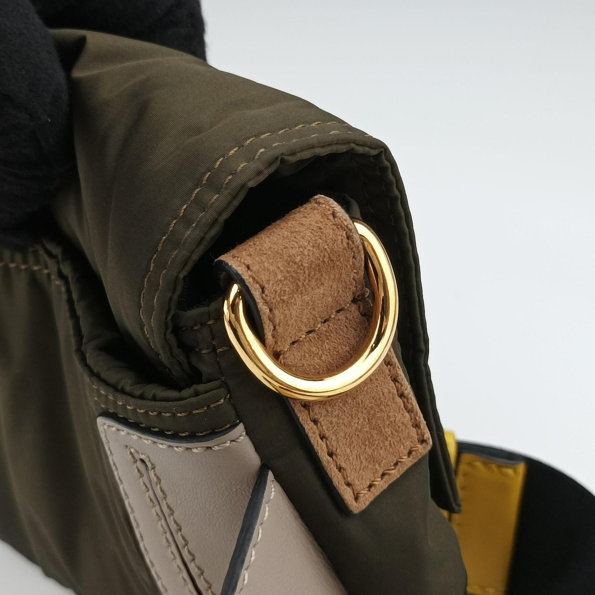 Vintage Fendi Baguette Green nylon 7VA472 bum bag/waist bag | stylenewstar