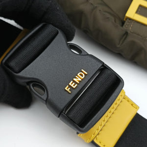 Vintage Fendi Baguette Green nylon 7VA472 bum bag/waist bag | stylenewstar