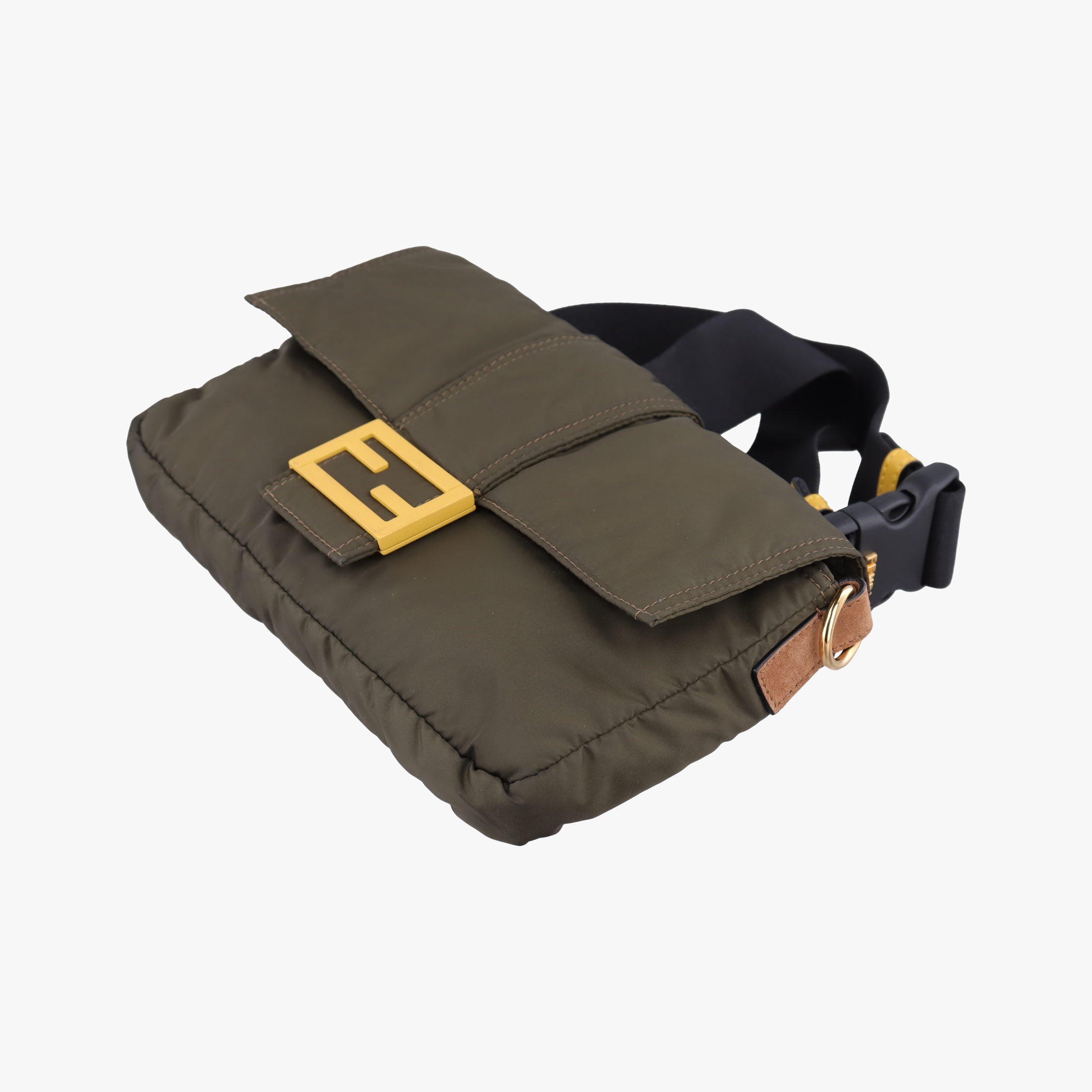 Vintage Fendi Baguette Green nylon 7VA472 bum bag/waist bag | stylenewstar