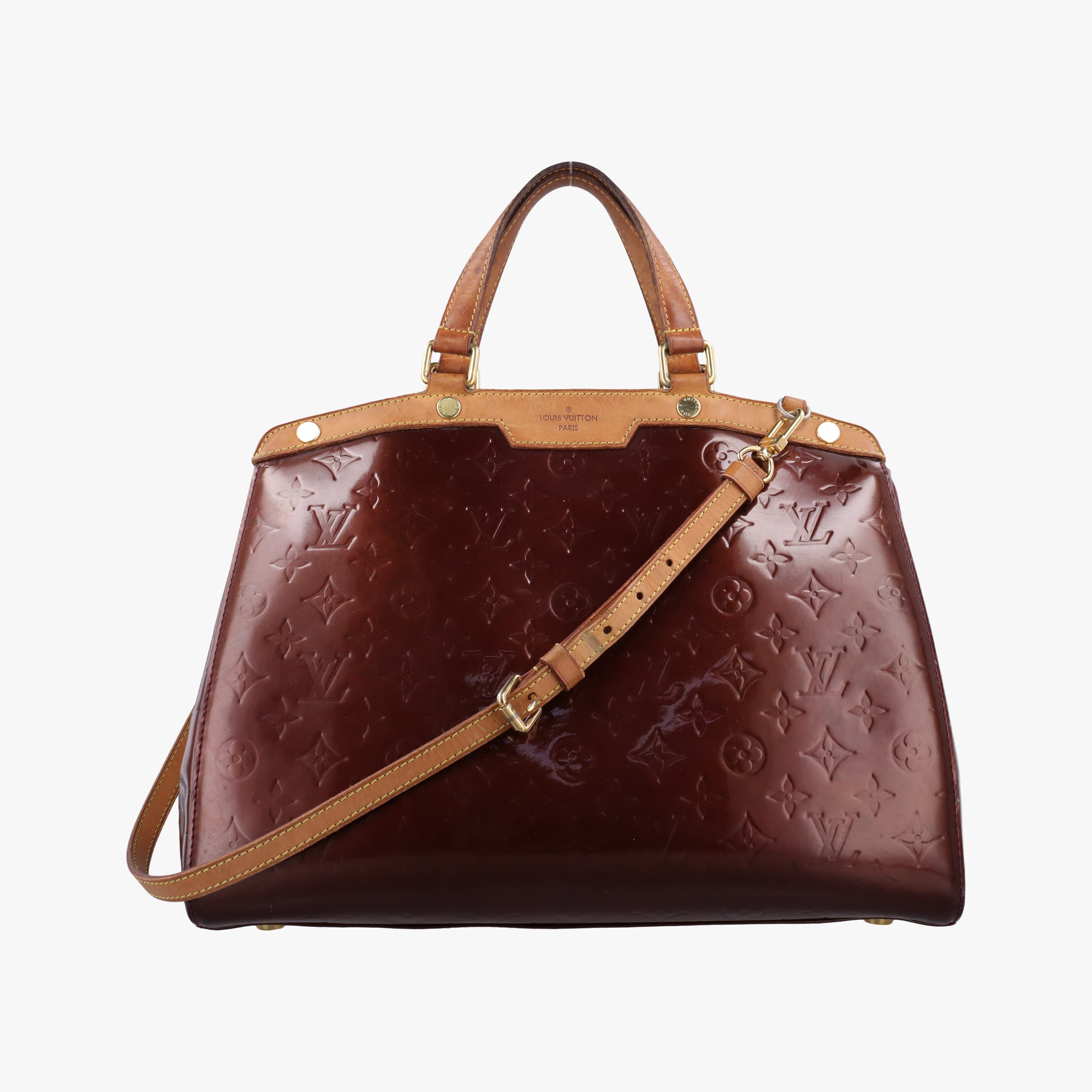 Secondhand Louis Vuitton Brea GM AMARANTE Vernis M91616 shoulderbag | stylenewstar