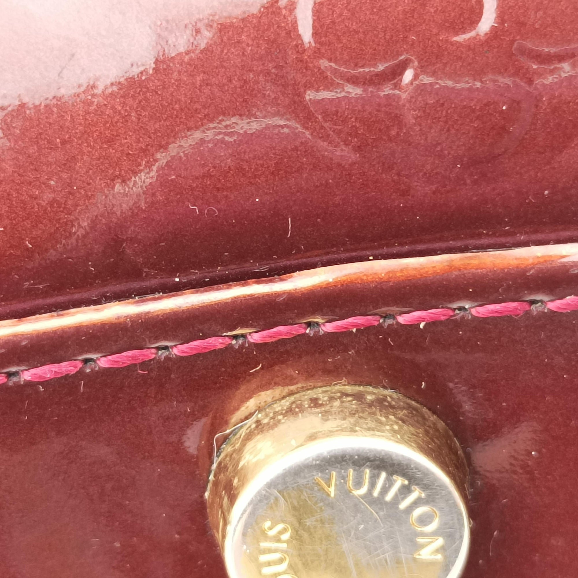 Secondhand Louis Vuitton Brea GM AMARANTE Vernis M91616 shoulderbag | stylenewstar