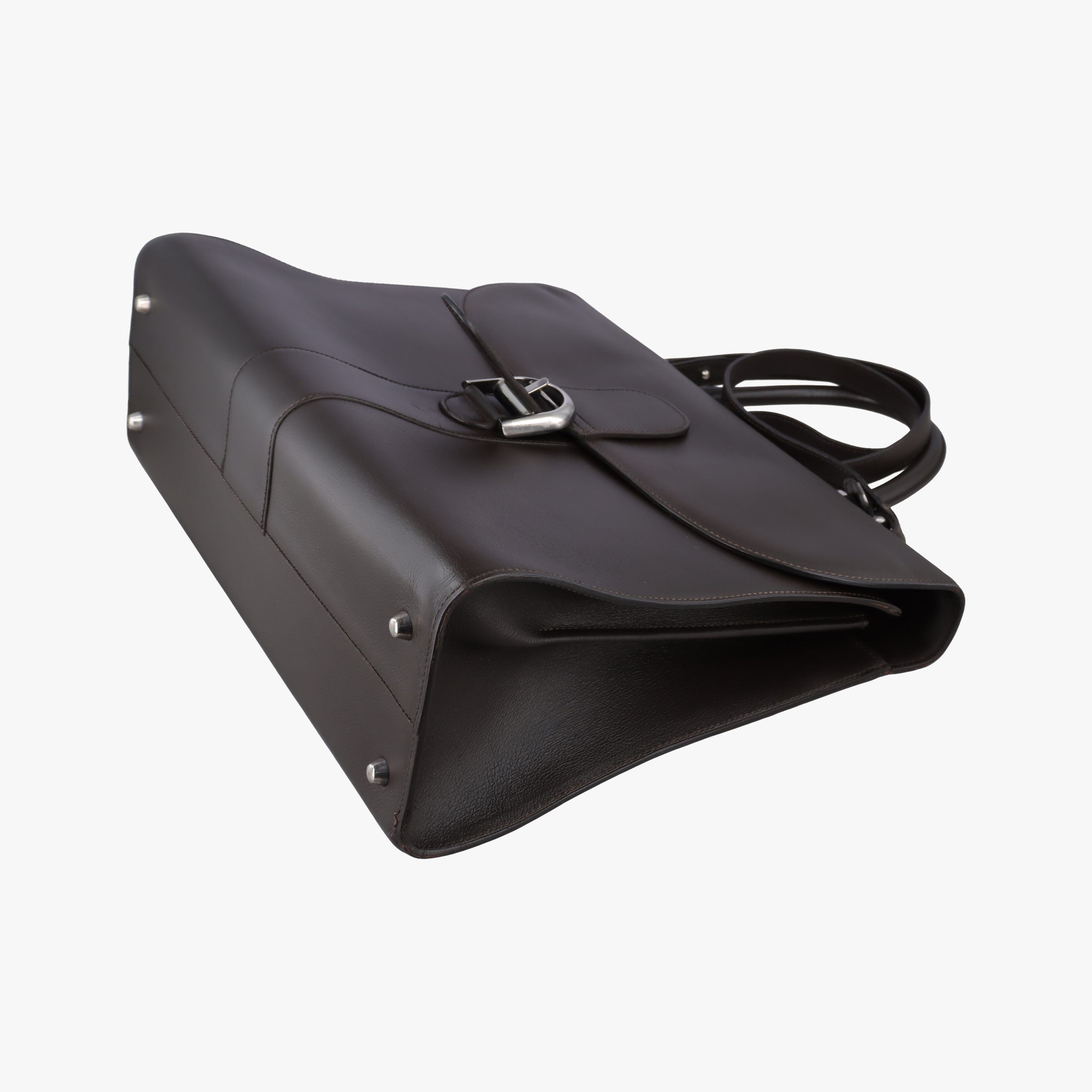 Pre-owned Delvaux Brillon Brown leather  shoulderbag | stylenewstar
