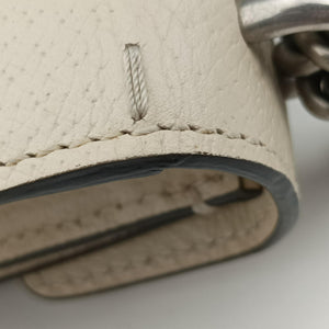 Pre-owned Gucci Dionysus White Leather 421970 shoulderbag | stylenewstar