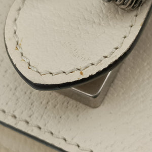 Pre-owned Gucci Dionysus White Leather 421970 shoulderbag | stylenewstar