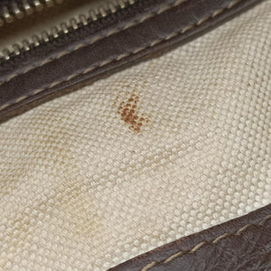 Pre-owned Gucci Lovely Brown GG canvas×leatherGG 257068 handbag | stylenewstar