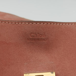 Pre-owned Chloe DREW Red×Pink Leather×suede  shoulderbag | stylenewstar