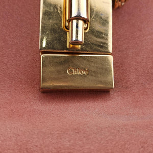 Pre-owned Chloe DREW Red×Pink Leather×suede  shoulderbag | stylenewstar
