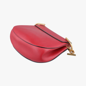 Pre-owned Chloe DREW Red×Pink Leather×suede  shoulderbag | stylenewstar