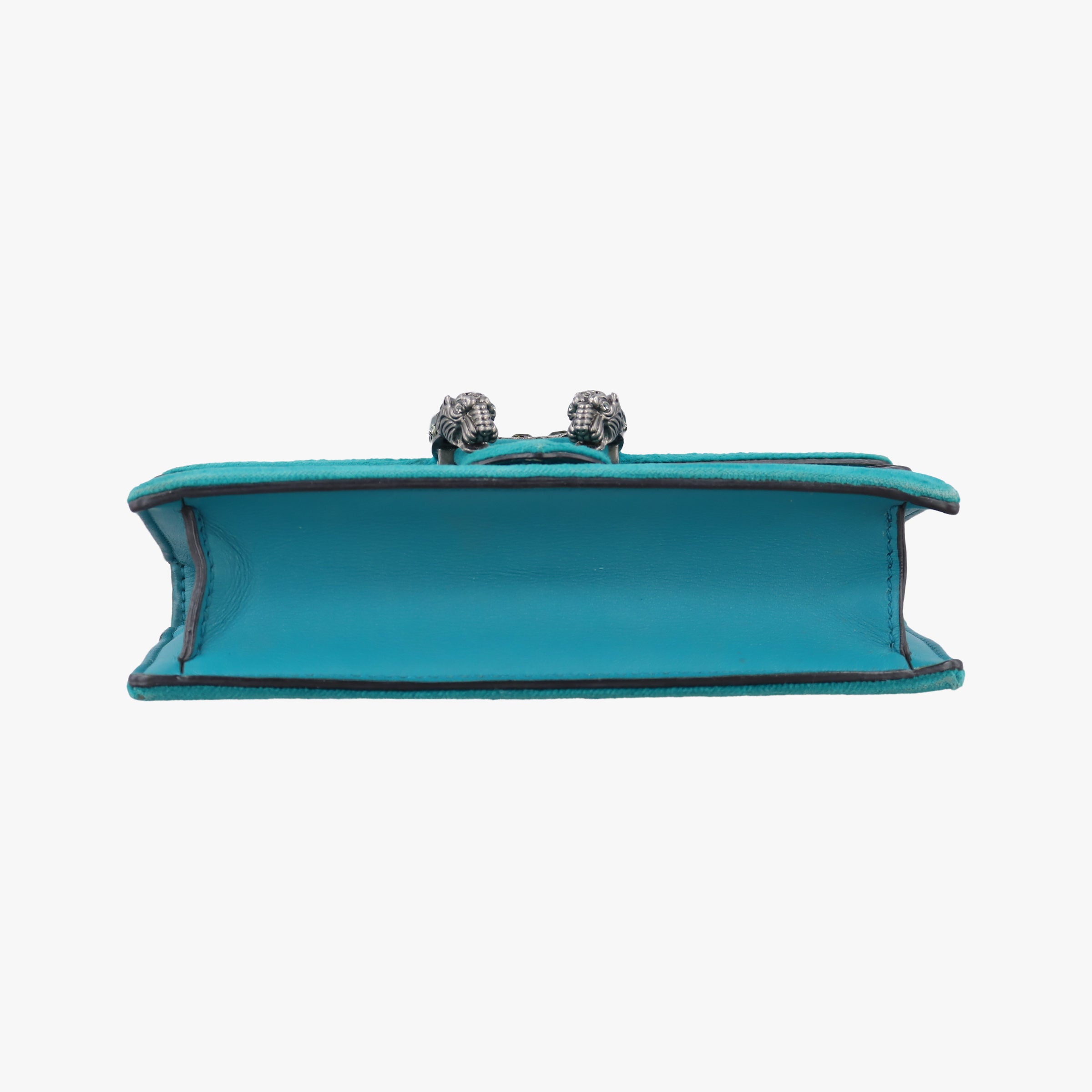 Pre-owned Gucci Dionysus Blue velour 476432 shoulderbag | stylenewstar