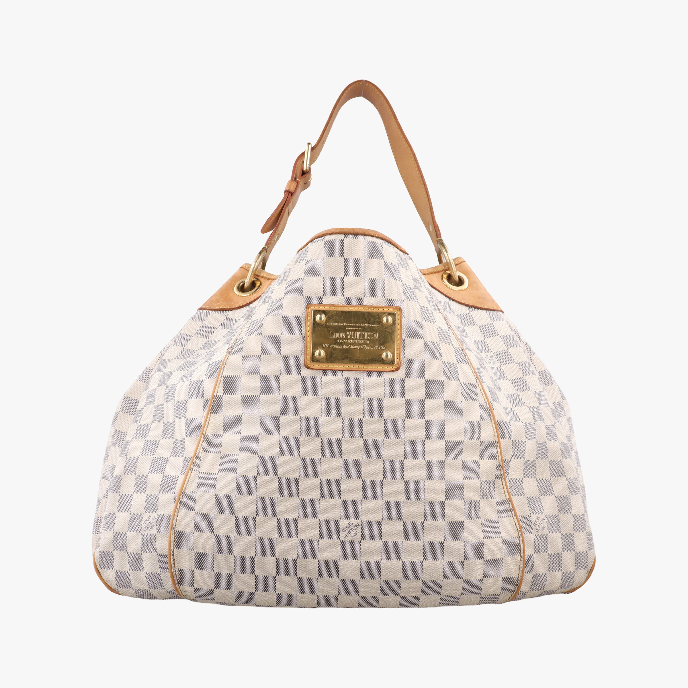 Pre-owned Louis Vuitton GALLIERA GM AZUR Damier Canvas N55216 shoulderbag | stylenewstar
