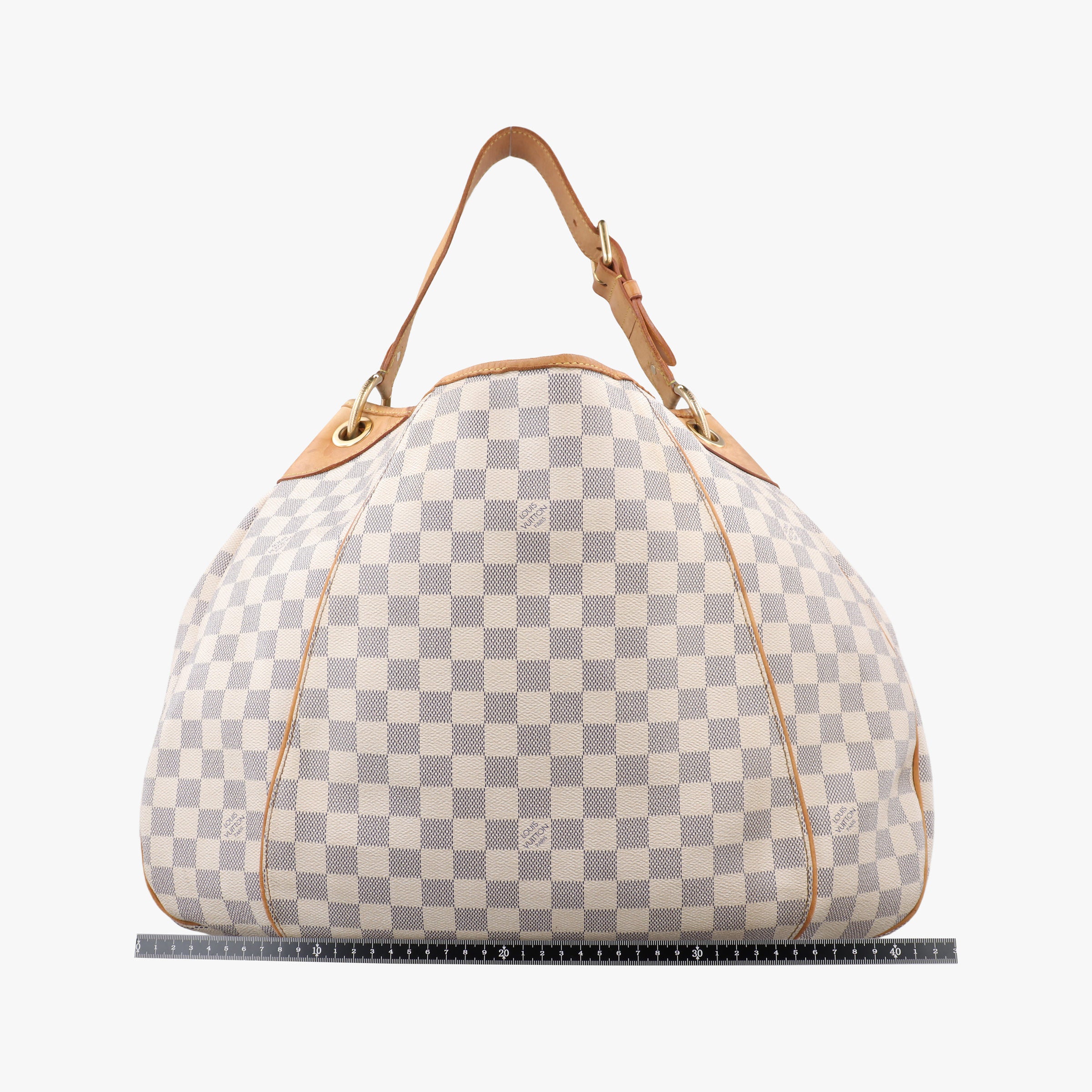 Pre-owned Louis Vuitton GALLIERA GM AZUR Damier Canvas N55216 shoulderbag | stylenewstar