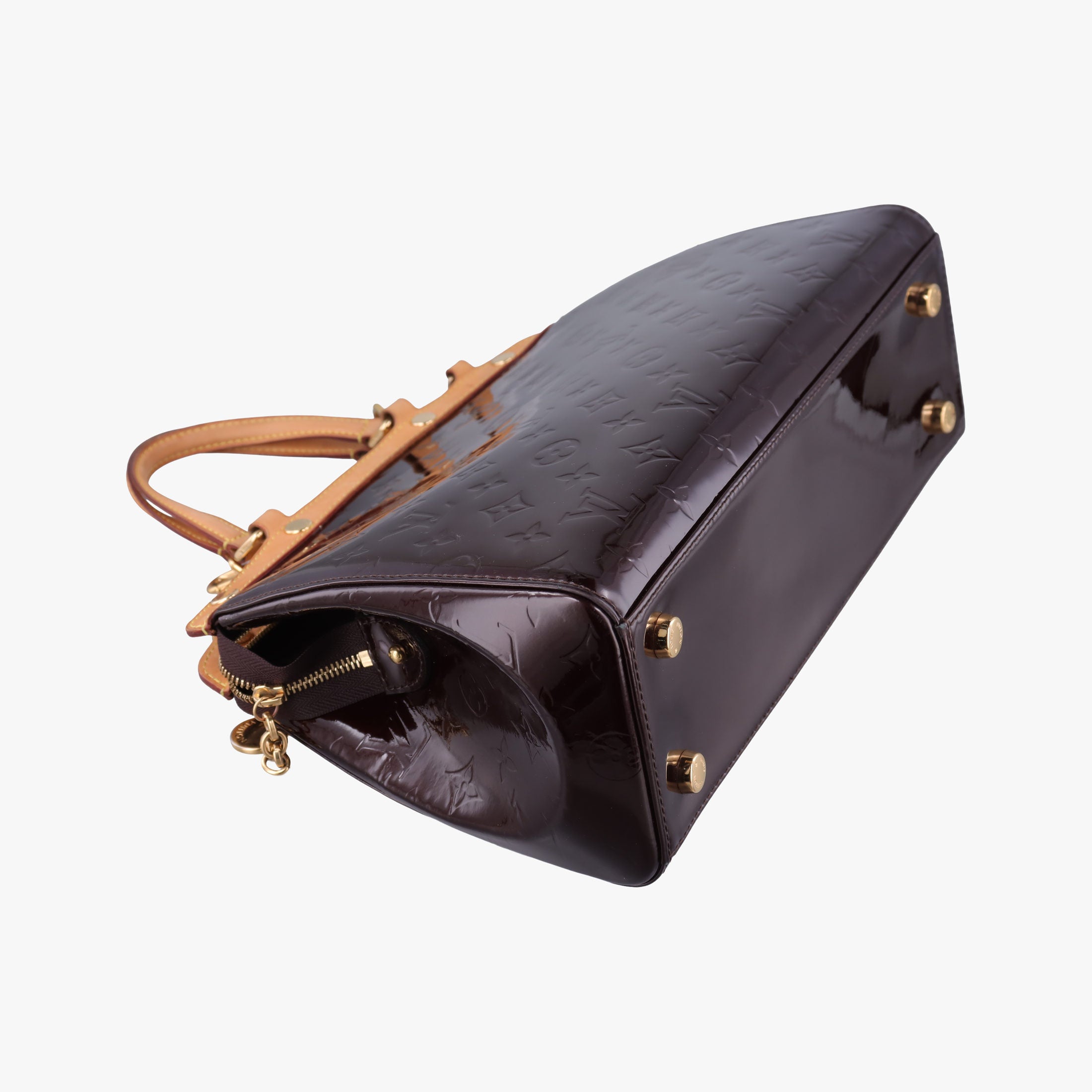 Pre-owned Louis Vuitton Brea MM AMARANTE Vernis M91619 shoulderbag | stylenewstar