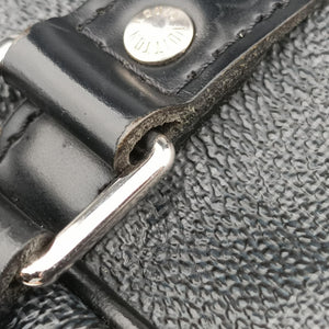 Pre-owned Louis Vuitton Porte Documents Voyage Noir Damier Graphite N41125 handbag | stylenewstar