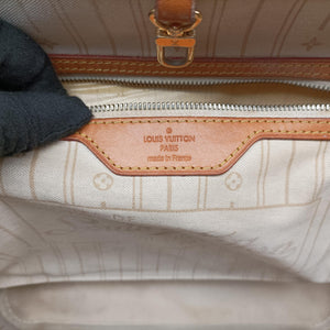 Pre-owned Louis Vuitton Neverfull MM Azur Damier Canvas N51107 shoulderbag | stylenewstar