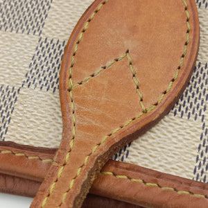 Pre-owned Louis Vuitton Neverfull MM Azur Damier Canvas N51107 shoulderbag | stylenewstar